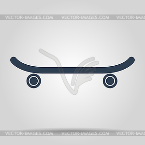 Icon of skateboard - vector clipart