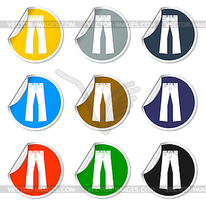 Pants icon - vector clip art