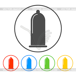 Condoms icon - vector image