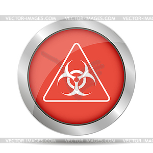 Biohazard sign or icon - vector image