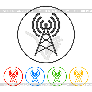 Antenna icon - vector clip art