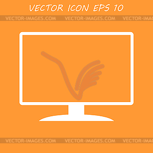 Monitor icon - vector clip art