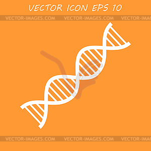 ДНК значок - клипарт в векторе
