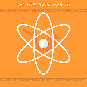 Abstract physics science model icon,  - vector image