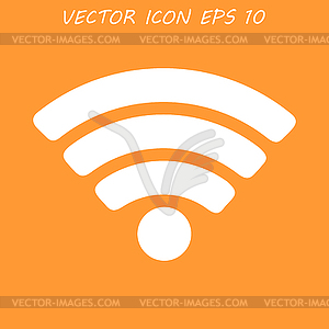 Wi-Fi network icon - vector clipart