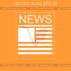 Квартира икона новости - изображение в векторе / векторный клипарт