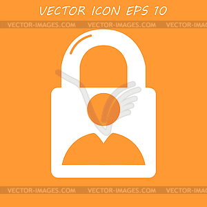 Lock icon - vector clipart