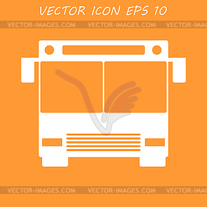 Bus icon - vector clip art