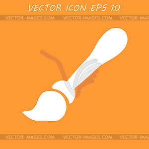 Paint brush icon - royalty-free vector image