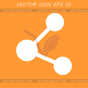 Share icon - vector image