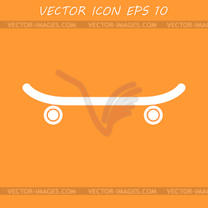 Icon of skateboard - vector image