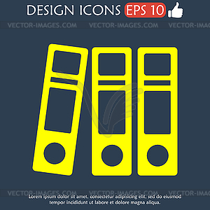 Folder icon - vector clipart