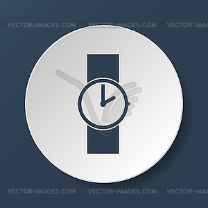 Wristwatch icon - vector image