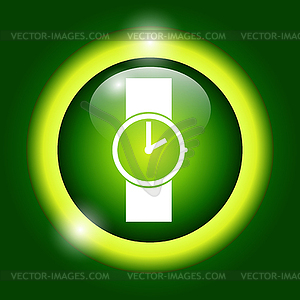 Wristwatch icon - vector image