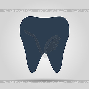 Tooth Icon - vector clip art