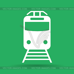 Train icon - vector clipart