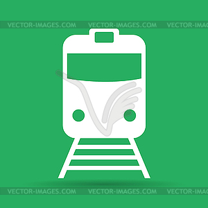 Train icon - vector image