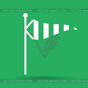 Скорость ветра Флаг - векторное графическое изображение