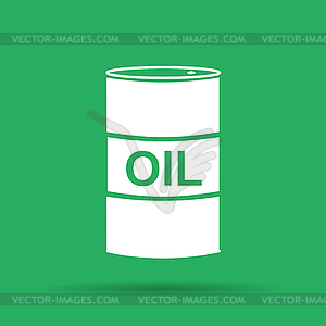 Icon barrels of oil - stock vector clipart