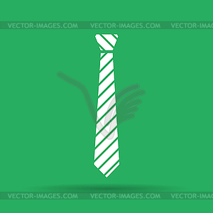 Simple icon tie - vector clipart