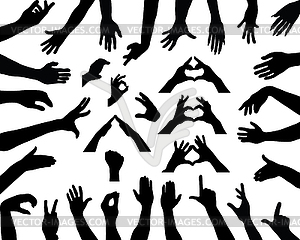 Hands - vector image