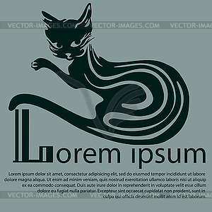 Cat  - vector clipart / vector image