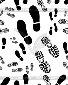  prints of shoes  - vector image
