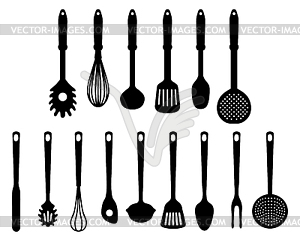 Kitchen accessories - vector clip art