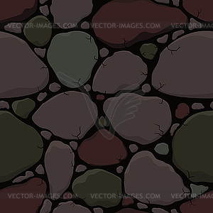 Каменная стена - изображение в векторном виде