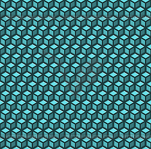 Cubes seamless pattern - vector clip art