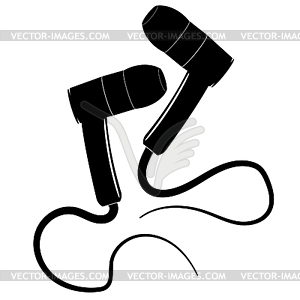 Icon headphones - vector image