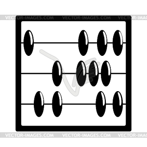 Abacus icon - vector clipart