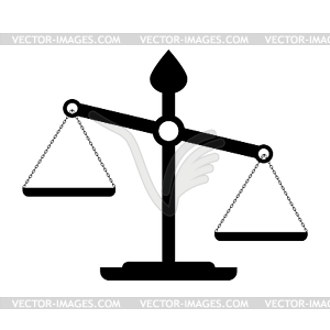 Scale icon - vector clip art