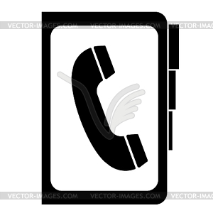 Phone book icon - vector image