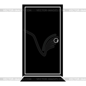 Close Doors - vector clipart