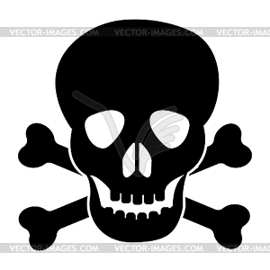 Skull and Crossbones - vector clip art