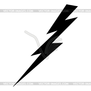 Lightning and electricity icon - vector image