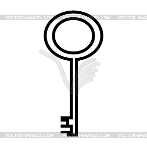 Icon key - vector clipart