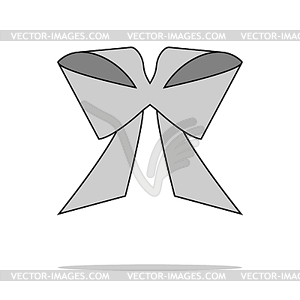 Bow icon - stock vector clipart