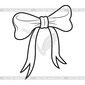 Festive bow icon - vector clipart