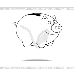 Moneybox icon - vector image