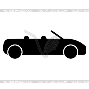 Convertible sign - vector clipart