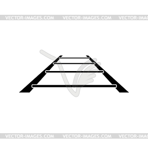 Railroad icon - vector image