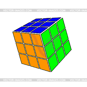 Rubik`s Cube - vector image