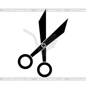 Ножницы Иконка - векторный клипарт / векторное изображение