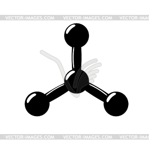 Molecule icon - vector image