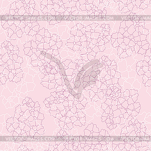 Seamless handdrawn floral pattern - vector EPS clipart