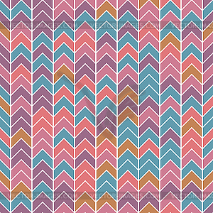 Seamless geometric pattern in different colors - vector EPS clipart