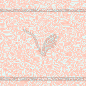 Vector seamless abstract pattern hand drawn - vector clip art