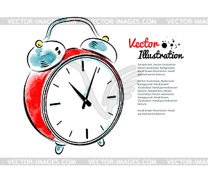 Alarm clock - vector clipart